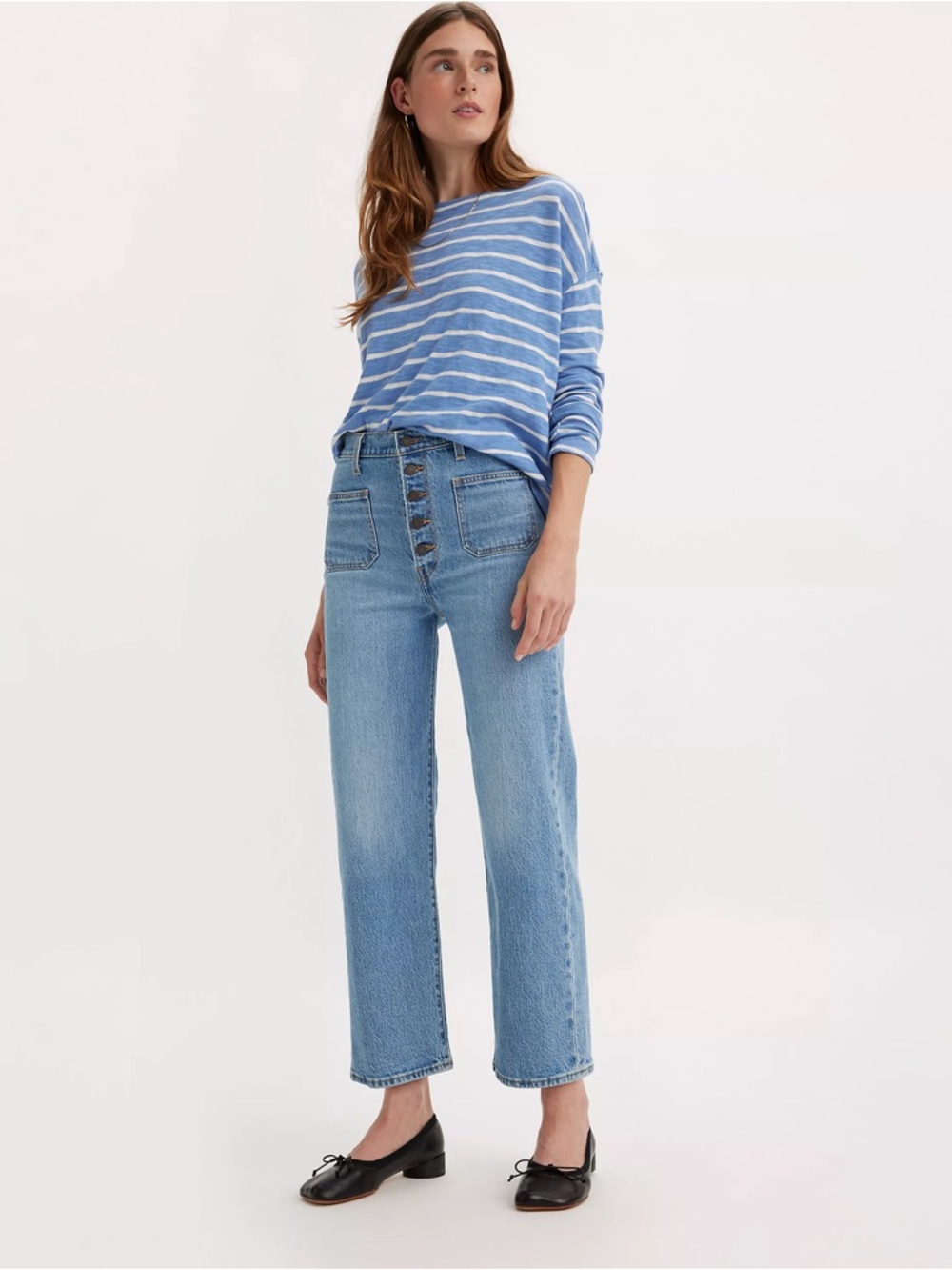 Levis Ribcage Women's Jeans with patch pocket (size 31)
